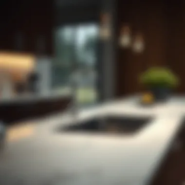 Contemporary undermount kitchen sink