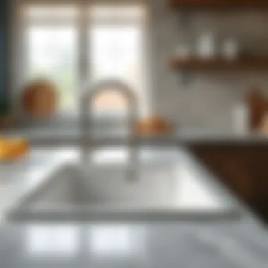 Durable composite kitchen sink