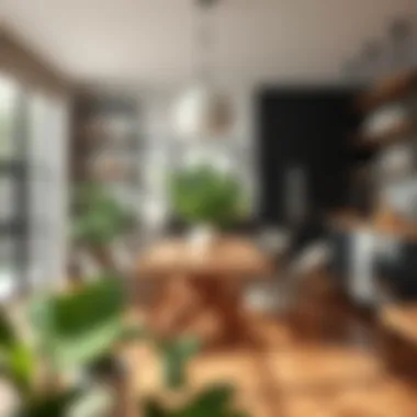 Sustainable materials used in American kitchen table sets