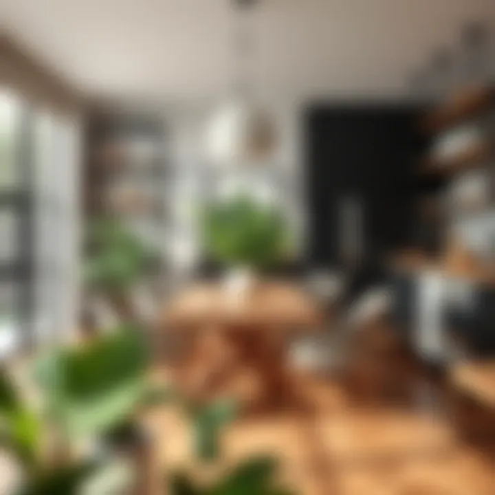 Sustainable materials used in American kitchen table sets