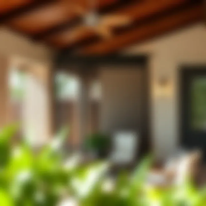 Elegant lanai privacy panel enhancing outdoor aesthetics