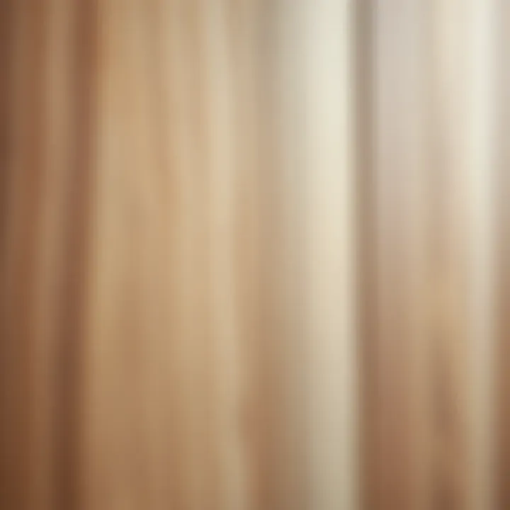 Close-up of light wood grain texture highlighting durability