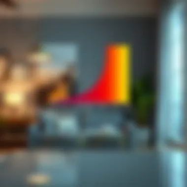 Illustration of color temperature spectrum showcasing low Kelvin range