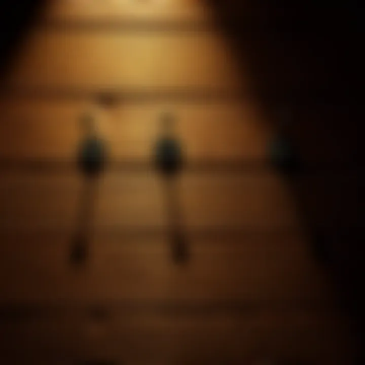 Stylish Metal Hooks on Wooden Wall Stylish metal hooks on a wooden wall