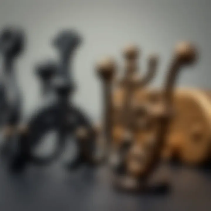 Close-up of Various Metal Hook Designs Close-up of various metal hook designs