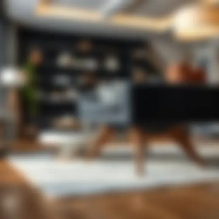 Elegant adjustable legs enhancing contemporary furniture