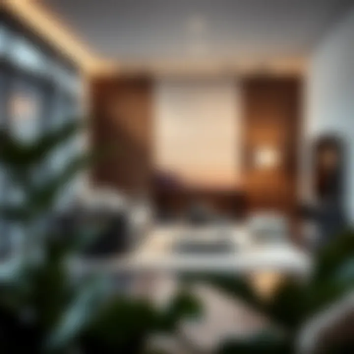 Olov adjustable legs in modern interior settings