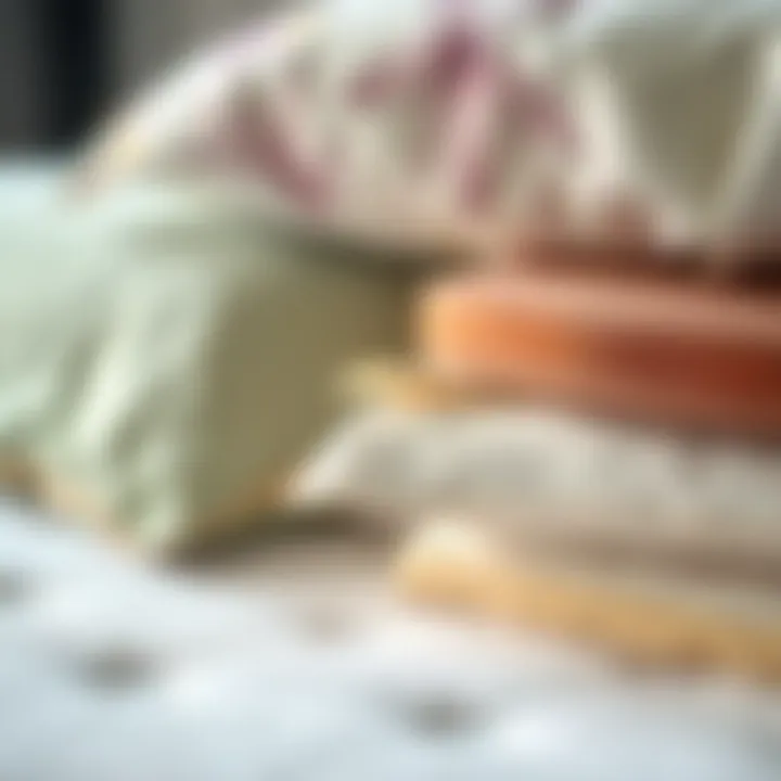 Materials Behind Pillow Top Pads Close-up of materials used in pillow top pads