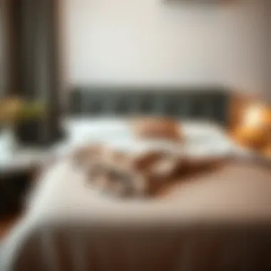 Various fabric types for queen mattress bedding