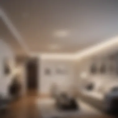 Energy-Efficient Recessed Lighting Energy-efficient recessed lighting displaying ambiance