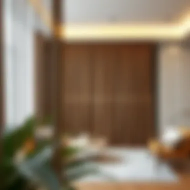 Diverse materials used in string curtain room dividers