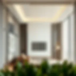 Elegant string curtain room divider showcasing contemporary design