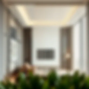 Elegant string curtain room divider showcasing contemporary design