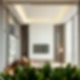 Contemporary String Curtain Divider Elegant string curtain room divider showcasing contemporary design