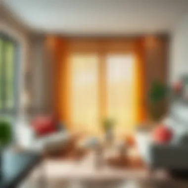 Stylish integration of string curtains in home decor