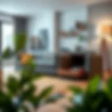 Contemporary sofa with hidden storage compartments