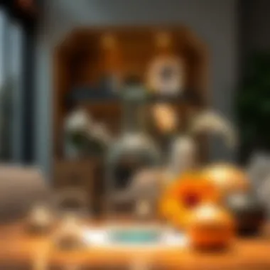 Carafe Glass Bottle as a Centerpiece in Home Decor Carafe glass bottle surrounded by decorative elements