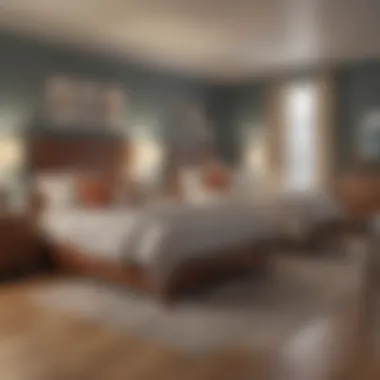 Cozy Bedroom with Side-by-Side Beds Cozy bedroom atmosphere featuring side-by-side beds