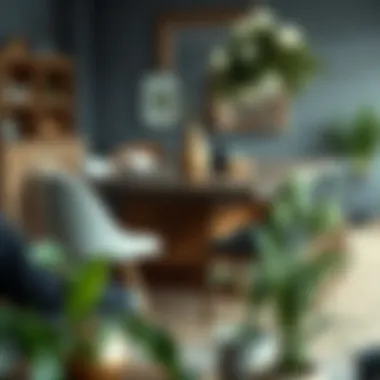 Rustic block dining table made from reclaimed wood