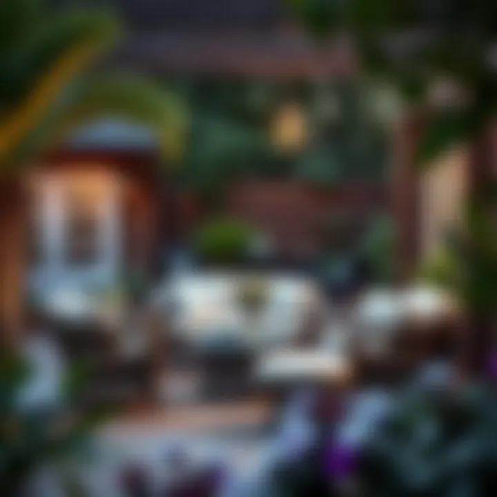 A cozy outdoor setting featuring a 3-piece conversation set