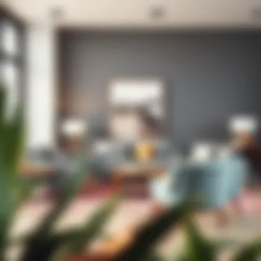 Versatile arrangement of a 3-piece conversation set in a small space