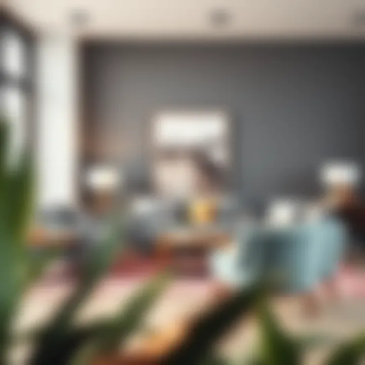 Versatile arrangement of a 3-piece conversation set in a small space