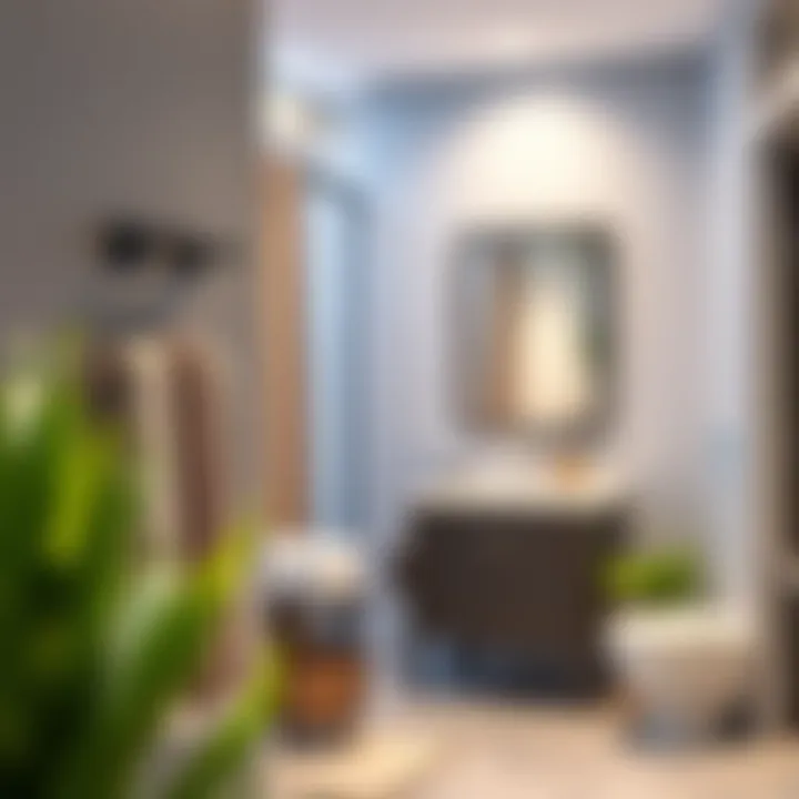 Oil Rubbed Bronze in Contemporary Decor Oil rubbed bronze towel rack displayed in a modern bathroom setting