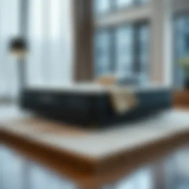 Innovative Materials in Mattresses A modern mattress showcasing innovative materials