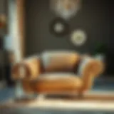 The Elegance of Design Luxurious large armchair with intricate design