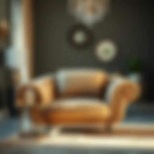 The Elegance of Design Luxurious large armchair with intricate design