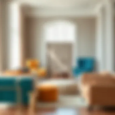 Variety of large armchairs showcasing different styles and materials