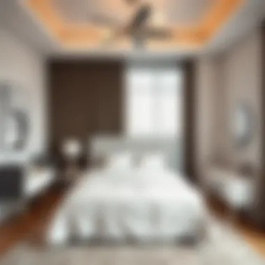 McQueen twin bed set styled in a contemporary bedroom