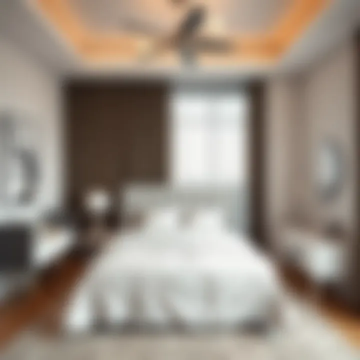 McQueen twin bed set styled in a contemporary bedroom