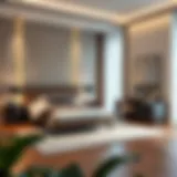 Elegant McQueen twin bed set showcasing a modern design