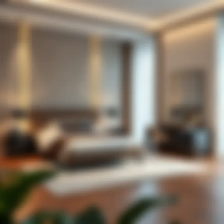 Elegant McQueen twin bed set showcasing a modern design