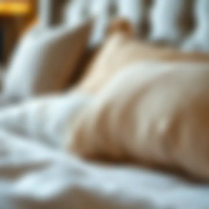 Close-up of quality materials used in McQueen twin bed set