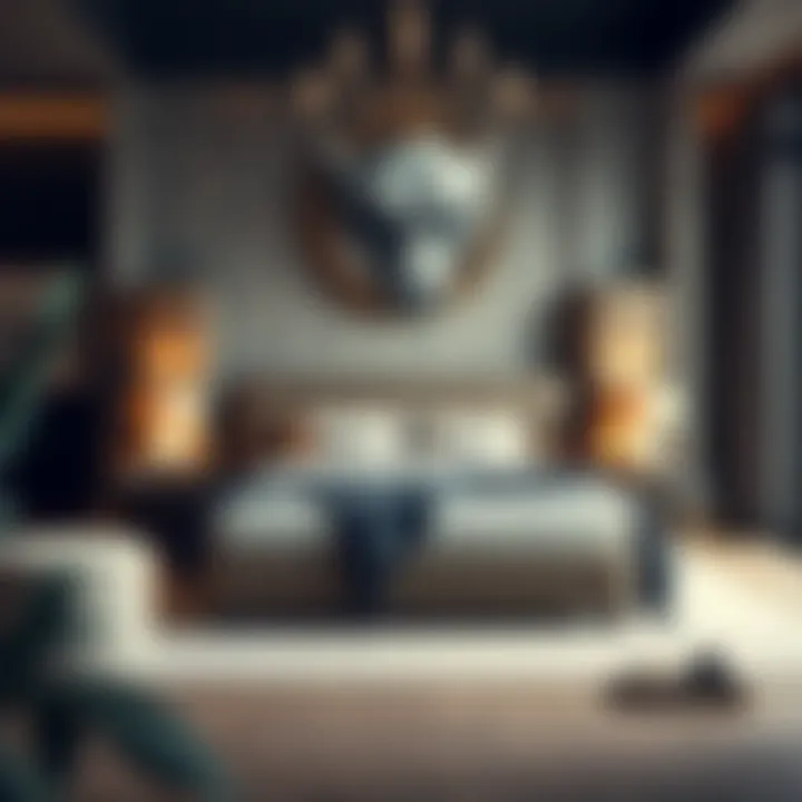 Versatile McQueen twin bed set in various interior designs