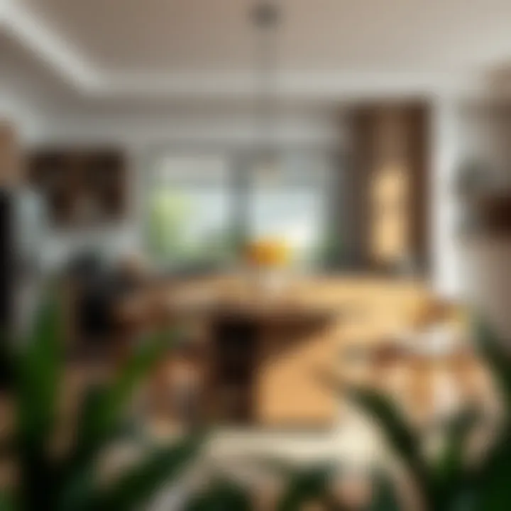 Stylish Bar Dining Table with Storage Stylish bar dining table with storage in a modern kitchen