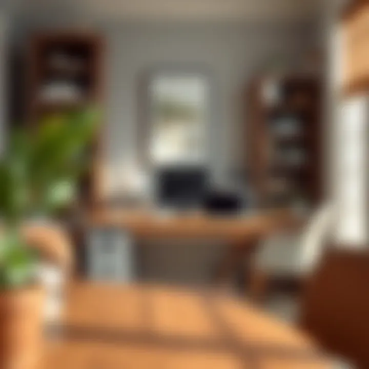 Customized Pottery Barn study table with personalized features and accessories.