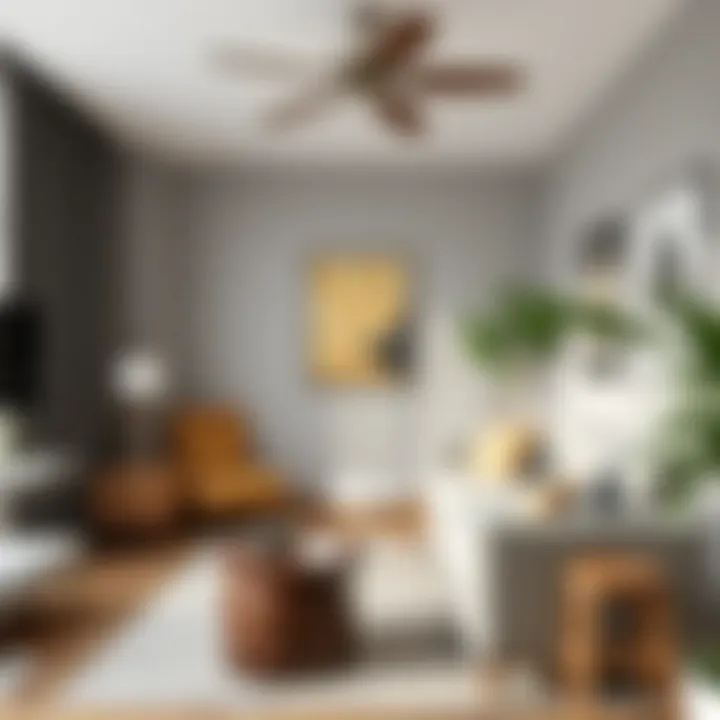 Stylish home office designed using a furniture app