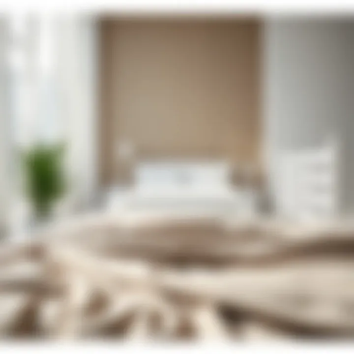 White bedrails harmonizing with various bed styles