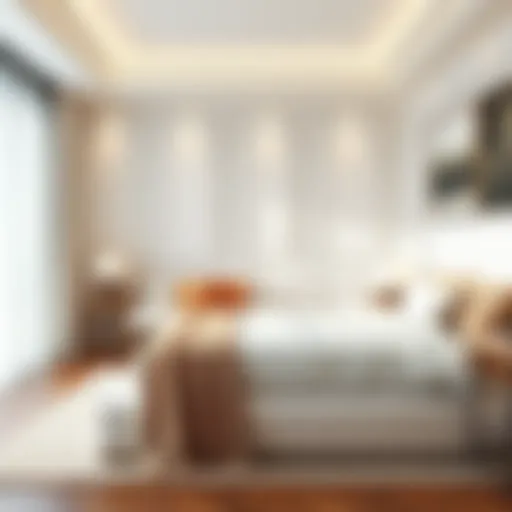 Elegant White Bedrails in Contemporary Design Elegant white bedrails enhancing a modern bedroom