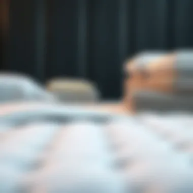 Diverse Mattress Pad Materials Variety of mattress pad materials displayed