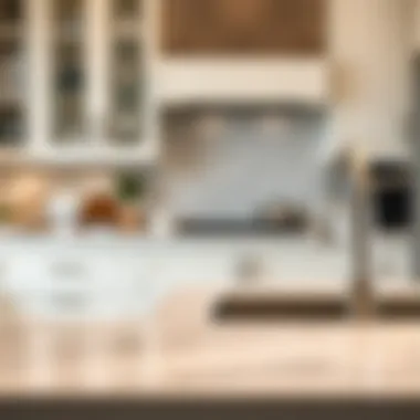 Elegant kitchen cabinetry enhanced with chrome hardware