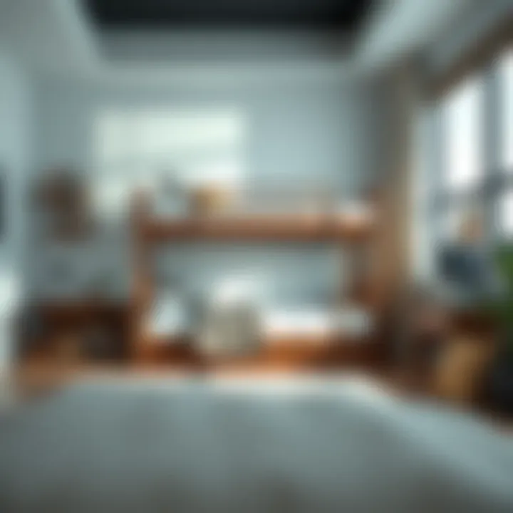 Stylish 3 in 1 Bunk Bed in a Contemporary Setting Elegant 3 in 1 bunk bed design in modern bedroom