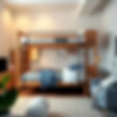 Dynamic Uses of a 3 in 1 Bunk Bed Functional configuration of a 3 in 1 bunk bed