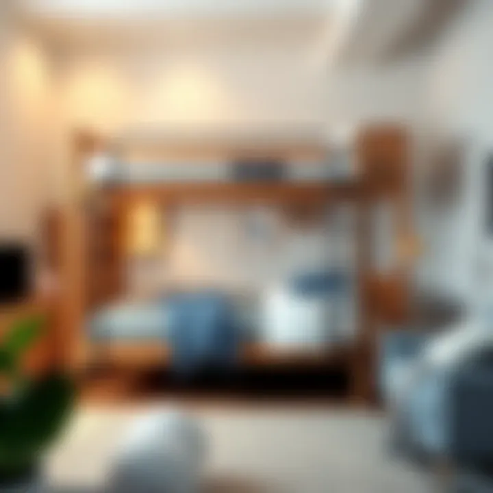 Dynamic Uses of a 3 in 1 Bunk Bed Functional configuration of a 3 in 1 bunk bed