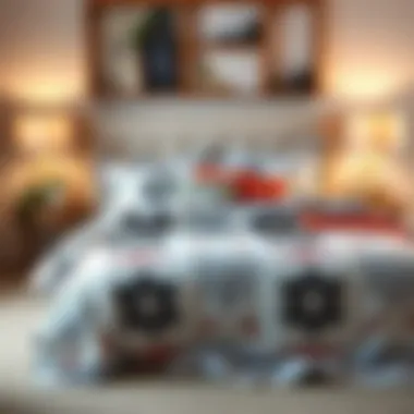 Stylish patterns enhancing bedroom aesthetics