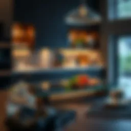 Elegant and stylish glass cutting board showcasing its sleek design