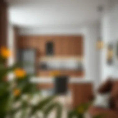 Trendy Layout for Social Interaction in Kitchenettes Trendy kitchenette layout enhancing social interaction